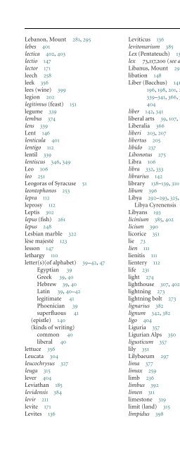 The Etymologies of Isidore of Seville - Pot-pourri