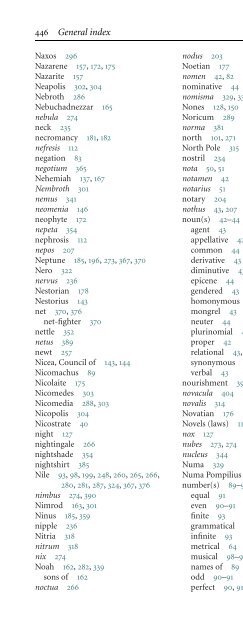 The Etymologies of Isidore of Seville - Pot-pourri