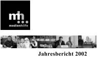 Jahresbericht 2002 - Medienhilfe