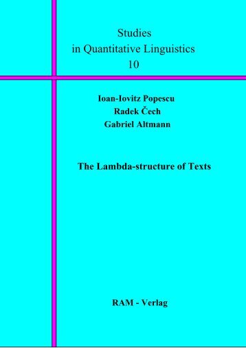 The Lambda-structure of Texts, RAM