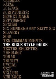 BiBle STyle Guide - Get a Free Blog