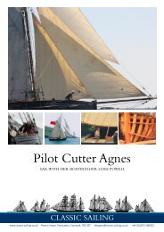 Pilot Cutter Agnes - Classic Sailing
