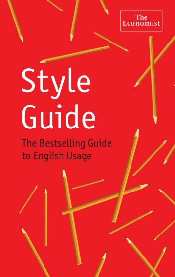 Economist Style Guide - Redress Information & Analysis