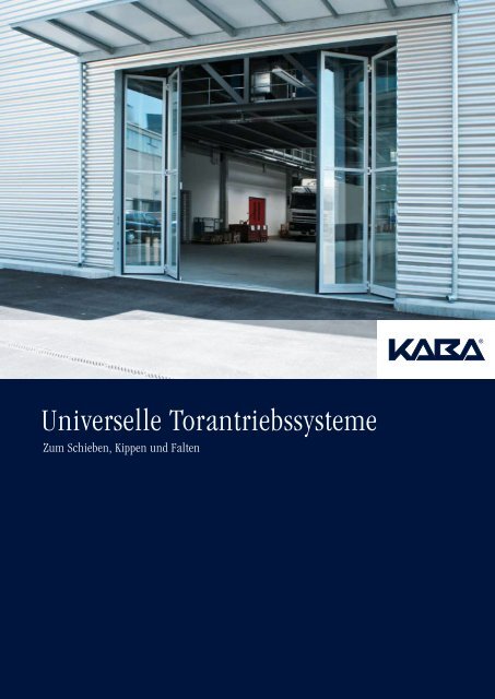 Universelle Torantriebsystem - Meierhofer Garagentore | Torantriebe