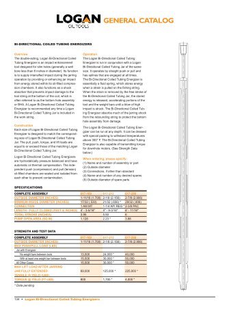 GENERAL CATALOG - Logan Oil Tools