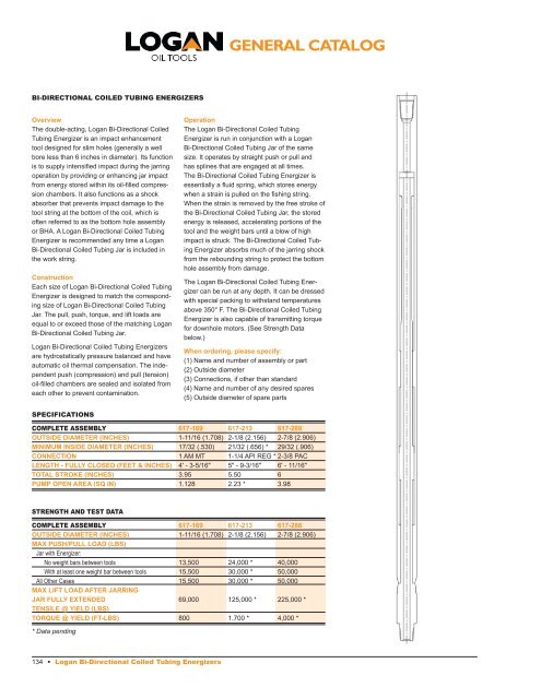 GENERAL CATALOG - Logan Oil Tools