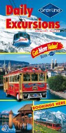 Daily Excursions - MEIER TOURS
