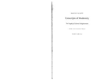 Conscripts of Modernity.pdf - Townsend Humanities Lab