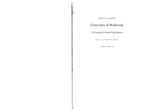 Conscripts of Modernity.pdf - Townsend Humanities Lab