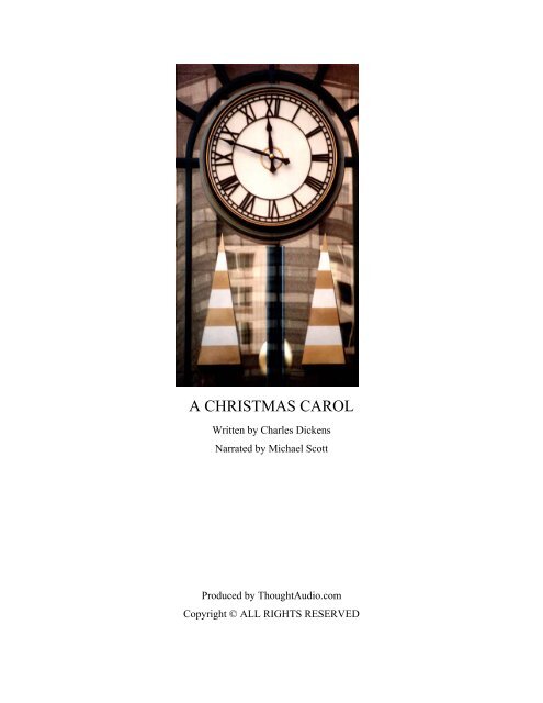 A CHRISTMAS CAROL - ThoughtAudio.com