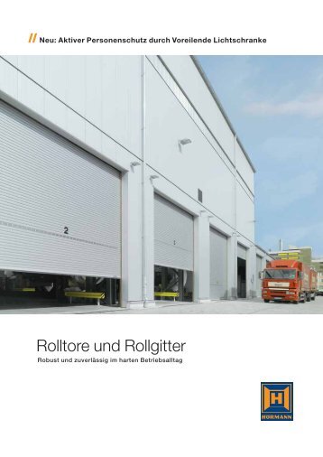 Rolltore und Rollgitter - Meierhofer Garagentore | Torantriebe