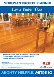 Lay a timber floor ber floor - Mitre 10