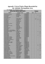 Appendix 2 List of Native Plants Recorded for the Adelaide ...