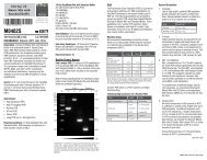 Datasheet for OneTaq® 2X Master Mix with Standard Buffer (M0482 ...