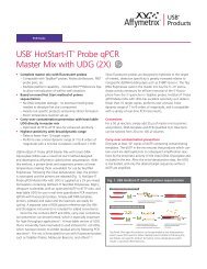 USB® HotStart-IT® Probe qPCR Master Mix with UDG (2X)