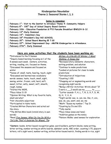 Kindergarten - Theme 3 Newsletter.pdf