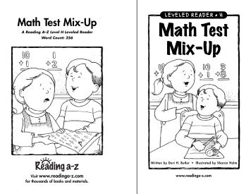Math Test Mix-Up - CMSFQ Teachers Site