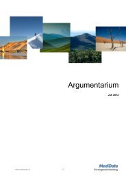 Argumentarium - bei MediData