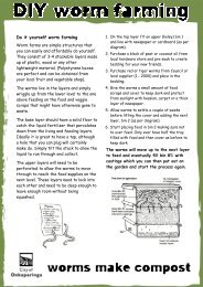 Do it yourself worm farming - City of Onkaparinga.