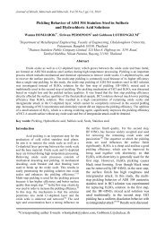 Pickling Behavior of AISI 304 Stainless Steel in Sulfuric and ...