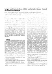 Salicylic Acid Nitration by Means of Nitric Acid ... - Biotechnology