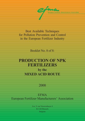 PRODUCTION OF NPK FERTILIZERS by the MIXED ACID ROUTE