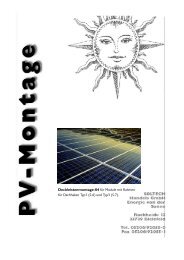 Montageanleitung PV-TEC 2000 Deckleistenbefestigung - SOLTECH