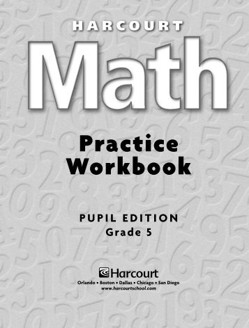 Practice Workbook, Grade 5 (PE) - East Penn School District