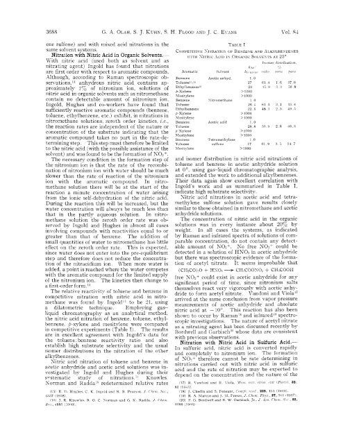 Aromatic Substitution. XIII.la Comparison of Nitric Acid and Mixed ...