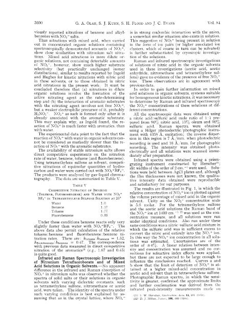 Aromatic Substitution. XIII.la Comparison of Nitric Acid and Mixed ...