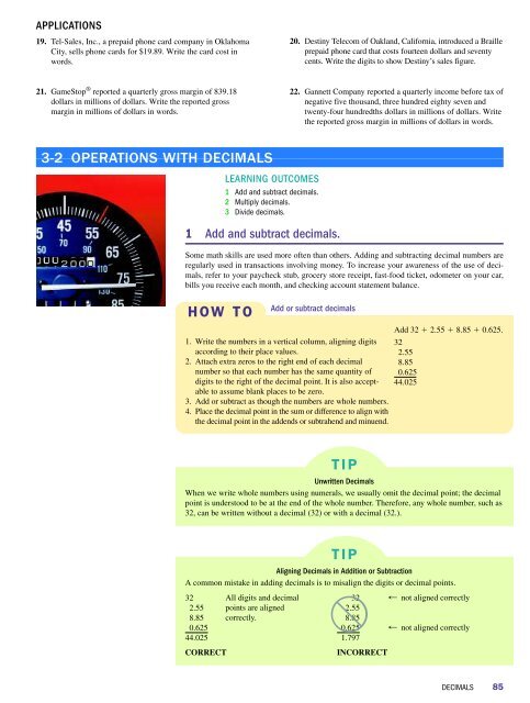 Decimals