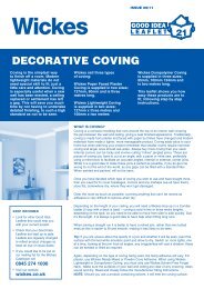 DECORATIVE COVING - Wickes