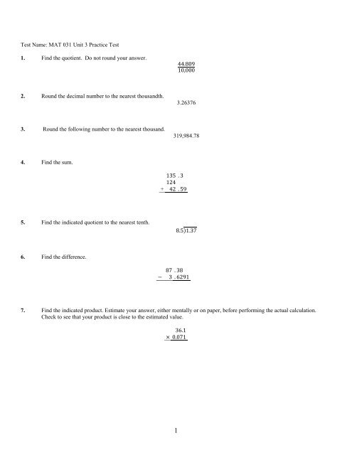 MAT 031 Unit 3 Practice Test(Test).pdf