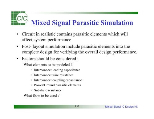 Mixed-Signal IC Design Kit Training Manual - Electrical & Computer ...