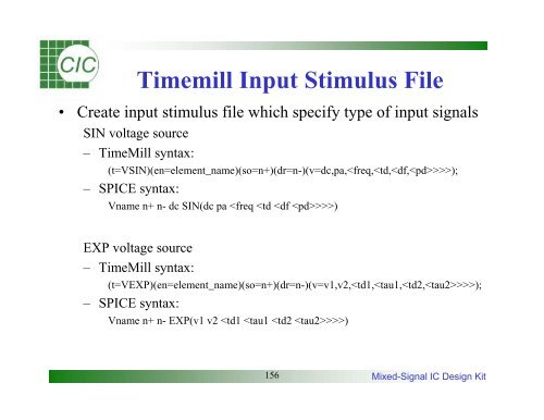 Mixed-Signal IC Design Kit Training Manual - Electrical & Computer ...