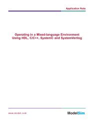 Operating in a Mixed-language Environment Using HDL, C/C++ ...