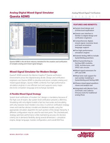 Questa ADMS ds 4-11-12.indd - Mentor Graphics