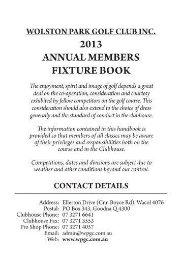 download a PDF copy of the - Wolston Park Golf Club