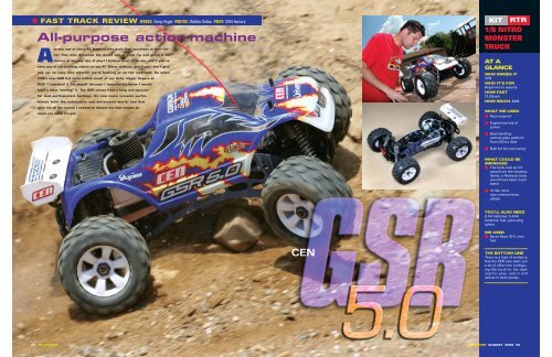 cen nitro rc car parts