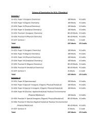 Scheme of Examination for M.Sc. (Chemistry ... - Nagpur University