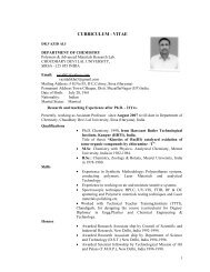 BioData - Chaudhary Devi Lal University, Sirsa