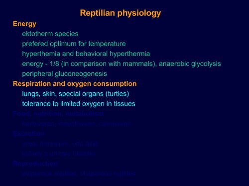 Metabolic diseases - Faculty of Veterinary Medicine