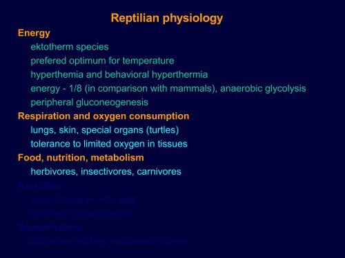 Metabolic diseases - Faculty of Veterinary Medicine