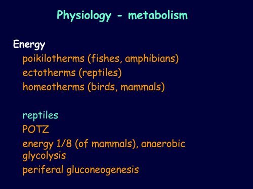 Metabolic diseases - Faculty of Veterinary Medicine