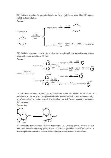 20.2 Outline a procedure for separating a mixture