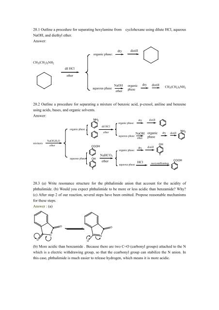 20.2 Outline a procedure for separating a mixture