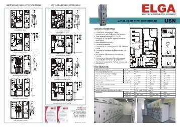 METAL-CLAD TYPE SWITCHGEAR - Elga