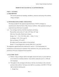 Section 26 13 00 - MEDIUM-VOLTAGE SWITCHGEAR - IEM