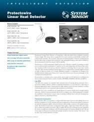 Protectowire Linear Heat Detector - System Sensor