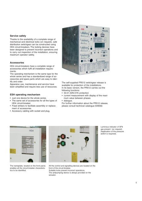 Gas insulated MV circuit-breakers 12 ... 40.5 kV - 630 ... - Arianbc.net